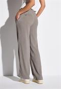 Wide Leg Hose mit Struktur vintage stone
