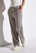 Wide Leg Hose mit Struktur vintage stone