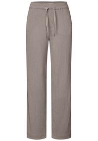 Wide Leg Hose mit Struktur vintage stone