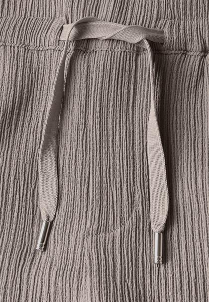 Wide Leg Hose mit Struktur vintage stone