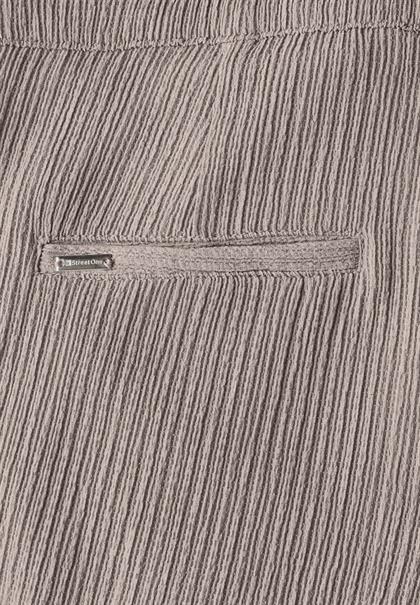 Wide Leg Hose mit Struktur vintage stone