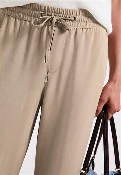 Wide Leg Hose safari beige