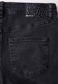 Wide Leg Jeans black net wash