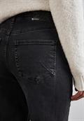 Wide Leg Jeans black net wash