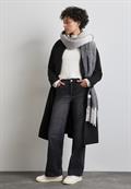 Wide Leg Jeans black net wash