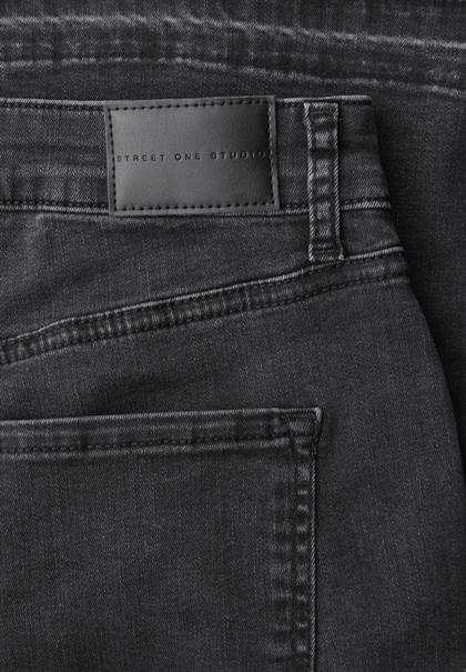 Wide Leg Jeans black soft wash