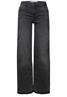 Wide Leg Jeans black soft wash