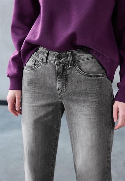 Wide Leg Jeans black washed