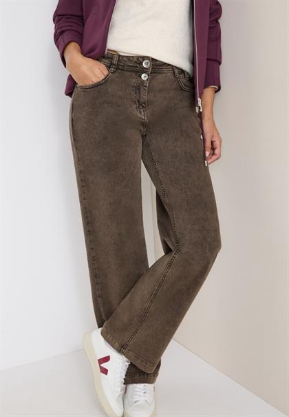 Wide Leg Jeans chocolate mousse