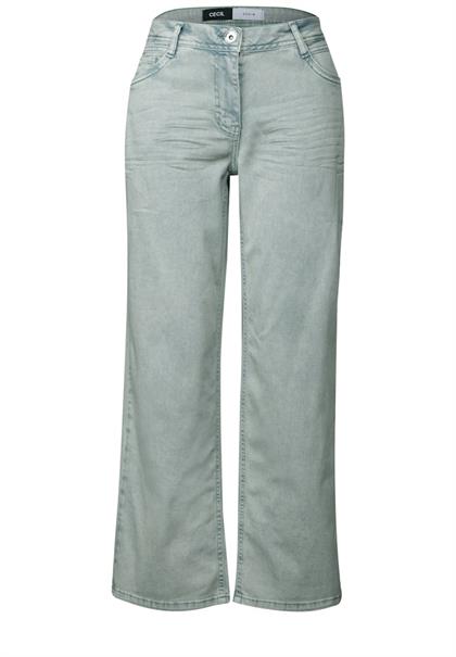 Wide Leg Jeans cool salvia green