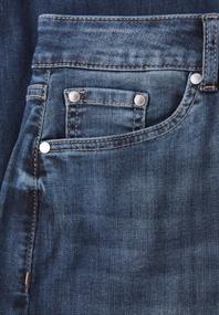 Wide Leg Jeans dark blue clean wash