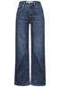 Wide Leg Jeans dark blue clean wash