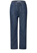 Wide Leg Jeans dark blue clean
