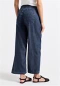 Wide Leg Jeans dark blue clean