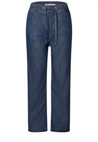 Wide Leg Jeans dark blue clean