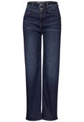 Wide Leg Jeans dark blue soft wash