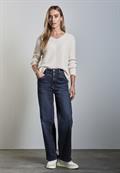 Wide Leg Jeans dark blue soft wash