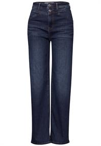 Wide Leg Jeans dark blue soft wash