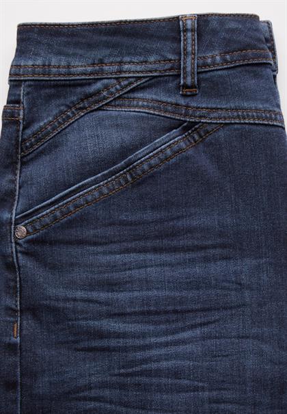 Wide Leg Jeans dark blue soft wash