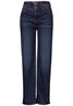 Wide Leg Jeans dark blue soft wash