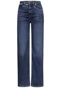 Wide Leg Jeans dark blue washed