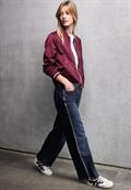 Wide Leg Jeans dark blue washed