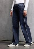 Wide Leg Jeans dark blue washed