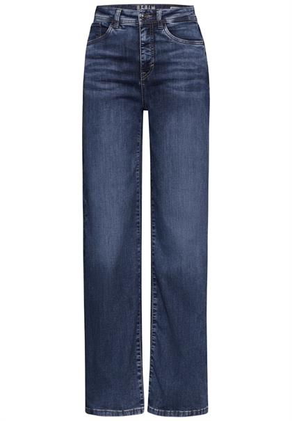 Wide Leg Jeans dark blue washed