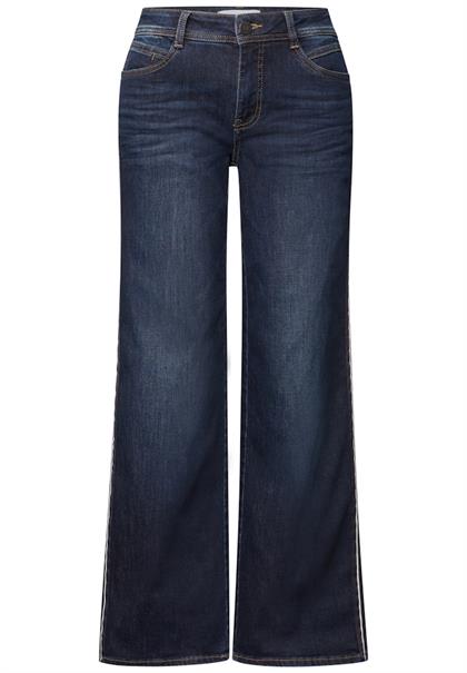 Wide Leg Jeans dark blue washed