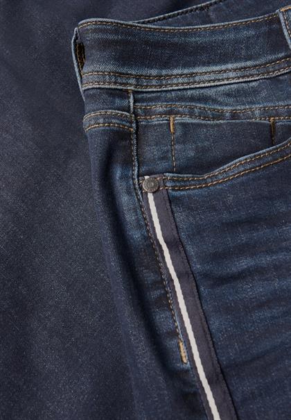Wide Leg Jeans dark blue washed