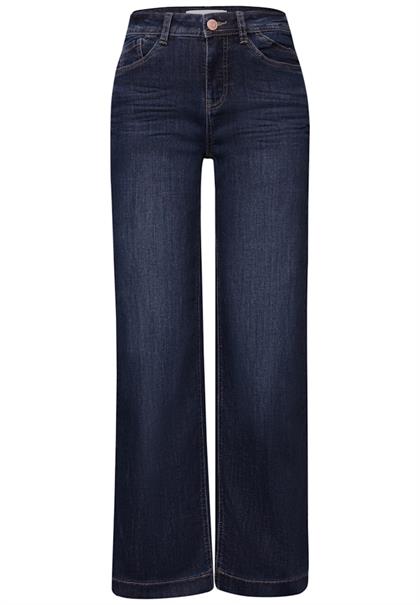 Wide Leg Jeans dark blue washed