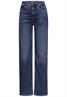 Wide Leg Jeans dark blue washed