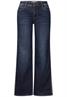 Wide Leg Jeans dark blue washed