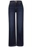 Wide Leg Jeans dark blue washed