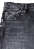 Wide Leg Jeans dark grey soft washed