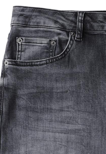 Wide Leg Jeans dark grey soft washed