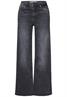 Wide Leg Jeans dark grey soft washed