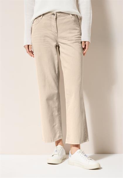 Wide Leg Jeans jute beige