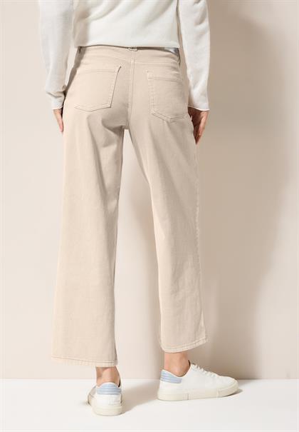 Wide Leg Jeans jute beige