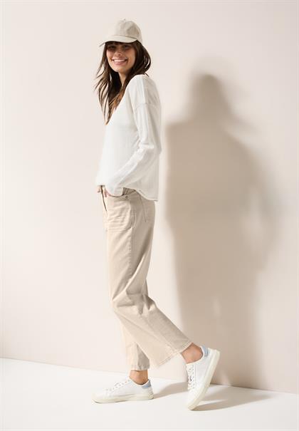 Wide Leg Jeans jute beige