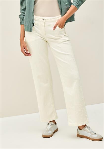 Wide Leg Jeans light beige