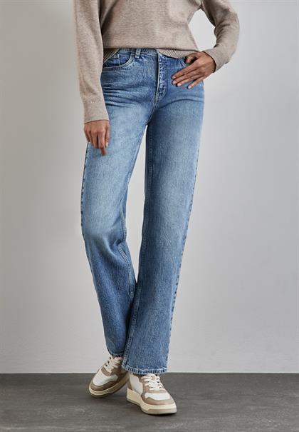 Wide Leg Jeans light blue authentic wash