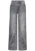 Wide Leg Jeans light grey random washed