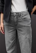 Wide Leg Jeans light grey random washed