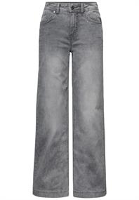 Wide Leg Jeans light grey random washed