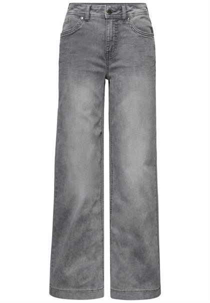 Wide Leg Jeans light grey random washed