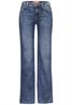 Wide Leg Jeans medium blue soft washed