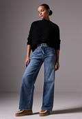 Wide Leg Jeans medium blue washed
