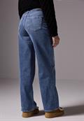Wide Leg Jeans medium blue washed