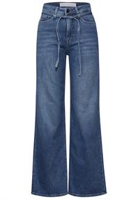 Wide Leg Jeans medium blue washed